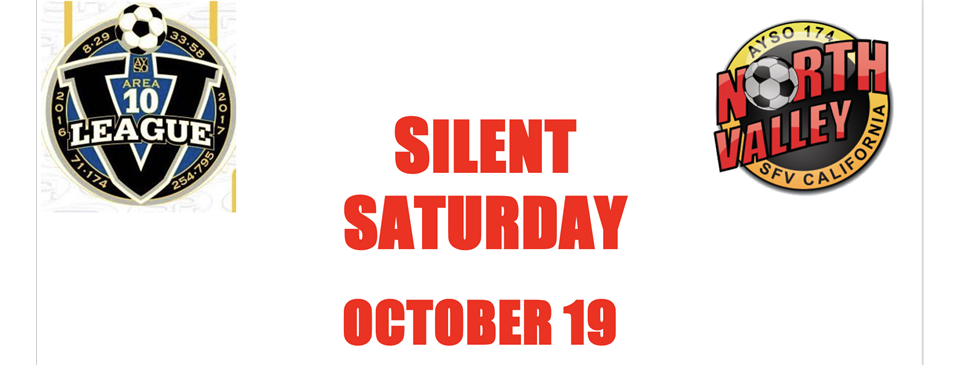 Silent Saturday is October 19